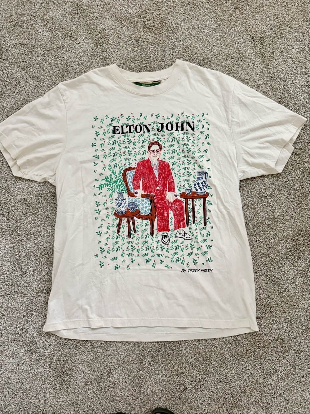 Teddy Fresh Elton John Graphic Tee